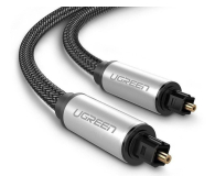Kabel i złączka UGREEN AV108 Kabel optyczny Toslink Audio aluminiowy z oplotem, 1m 6957303815395